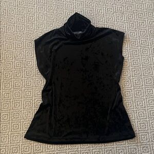 Elliott Lauren Black Velvet Blouse